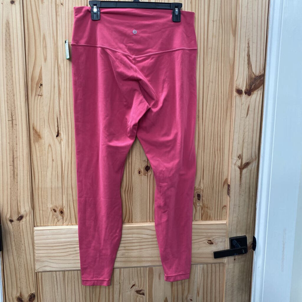 WOMENS LULULEMON DK PINK LEGGINGS 14