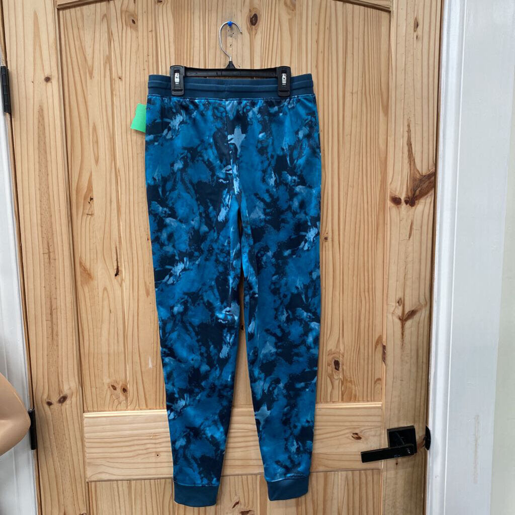 BOYS UNDER ARMOUR TEAL/BLUE JOGGERS YLG 12