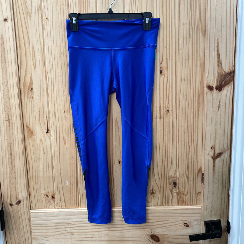 WOMENS UNDER ARMOUR LEGGINGS ROYAL BLUE S
