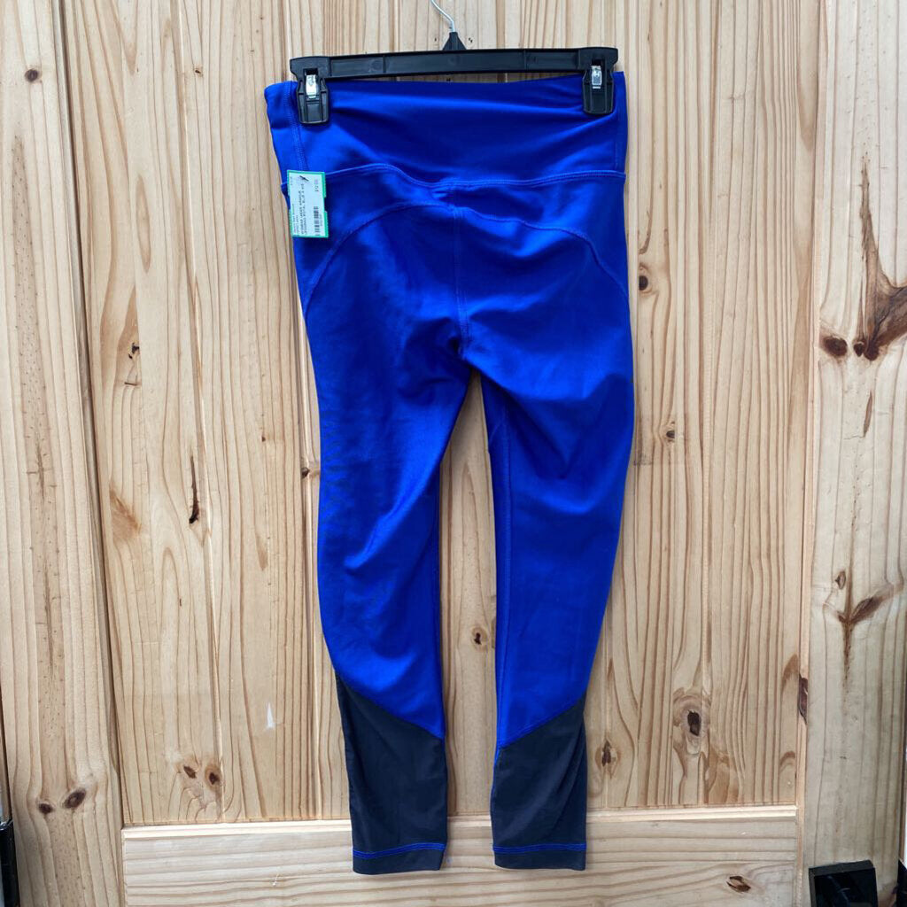 WOMENS UNDER ARMOUR LEGGINGS ROYAL BLUE S