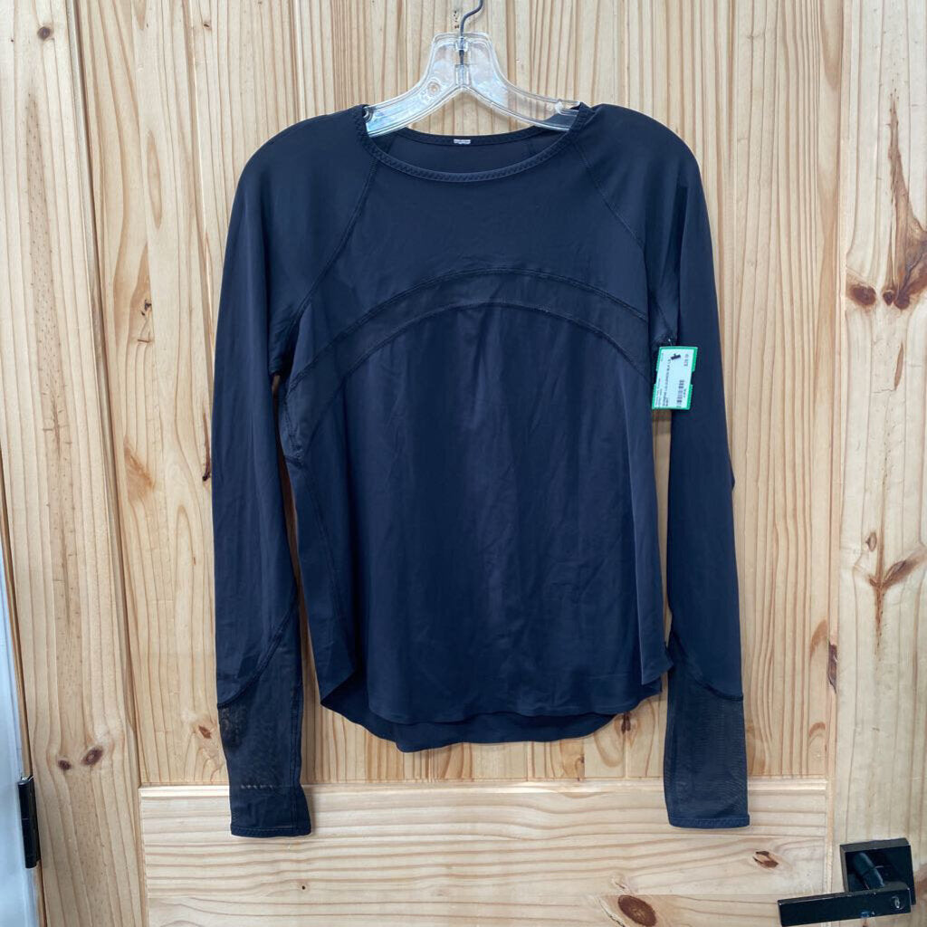 WOMENS LULULEMON BLK LS SHIRT