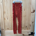 WOMENS LULULEMON BURNT ORANGE LEGGINGS 0