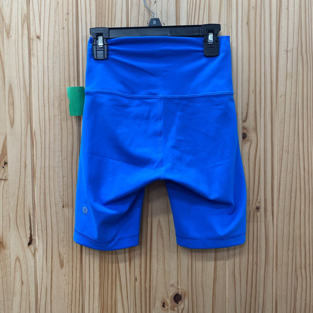 WOMENS LULULEMON POOLSIDE BLUE SHORTS 4