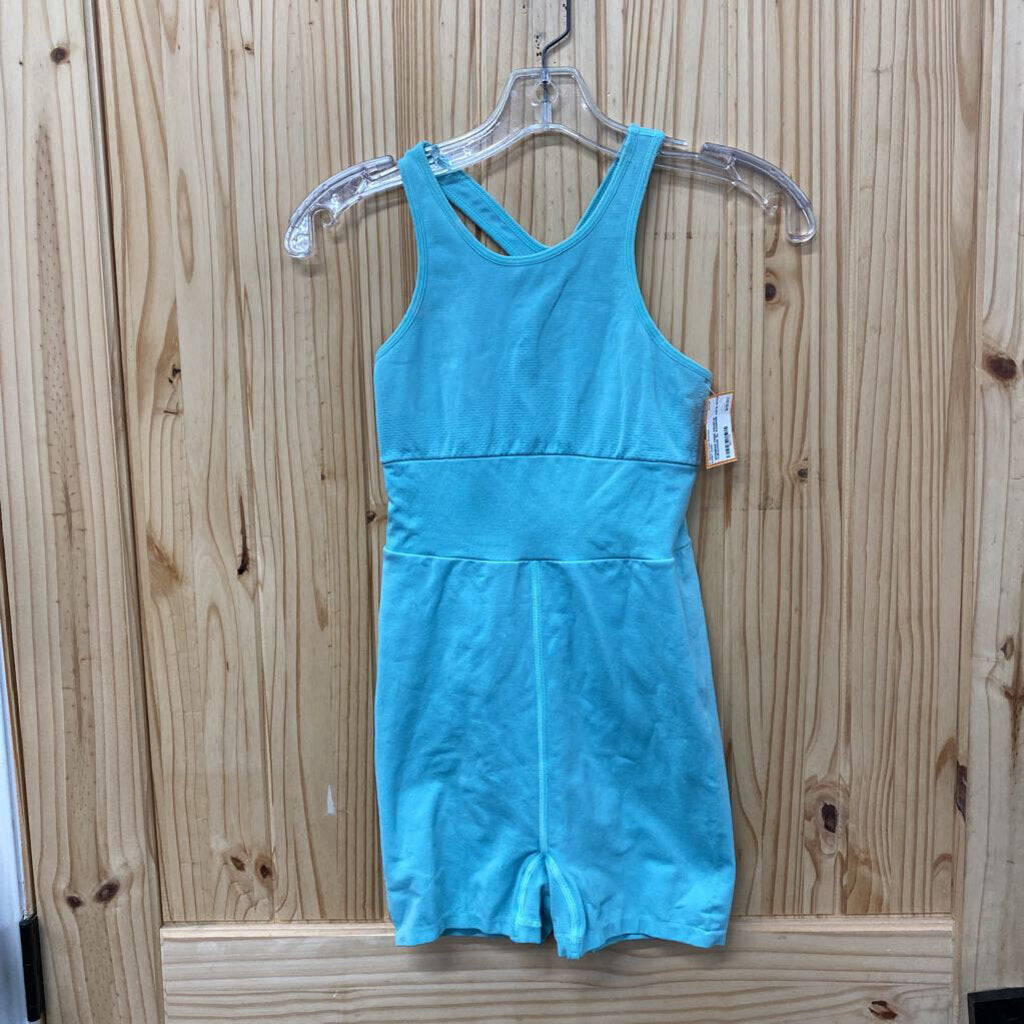 WOMENS FREE PEOPLE TURQUOISE SL ROMPER XS/S