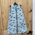 BOYS BURTS BEES SLEEP SAC LT BLUE W/DINOS L 12/18M
