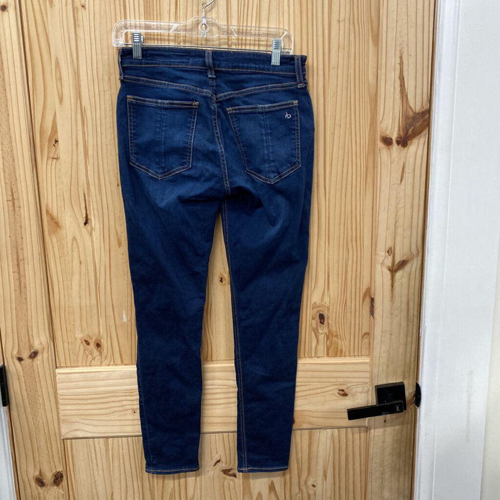 WOMENS RAG & BONE DK DENIM JEANS 26