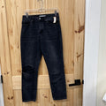 WOMENS TNR BLK DENIM DIST. JEANS 26