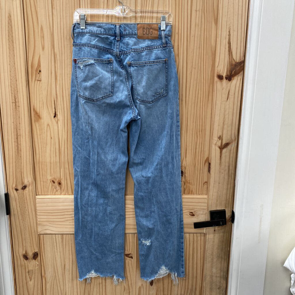 WOMENS BDG LT DENIM DIST. JEANS 27