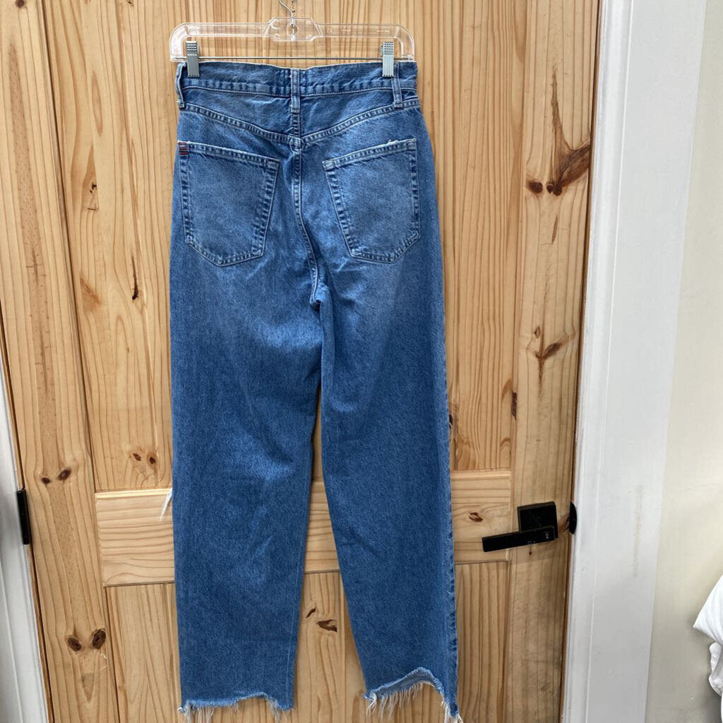 WOMENS BDG LT DENIM DIST. JEANS 26