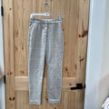 WOMENS H&M CASUAL SLACKS GREY/WHITE 4