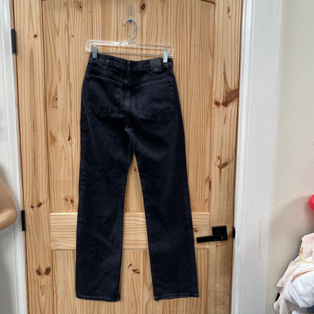 WOMENS MNG BLK DENIM JEANS W.SPARKLES 4