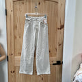 WOMENS MND IVORY DENIM JEANS 4