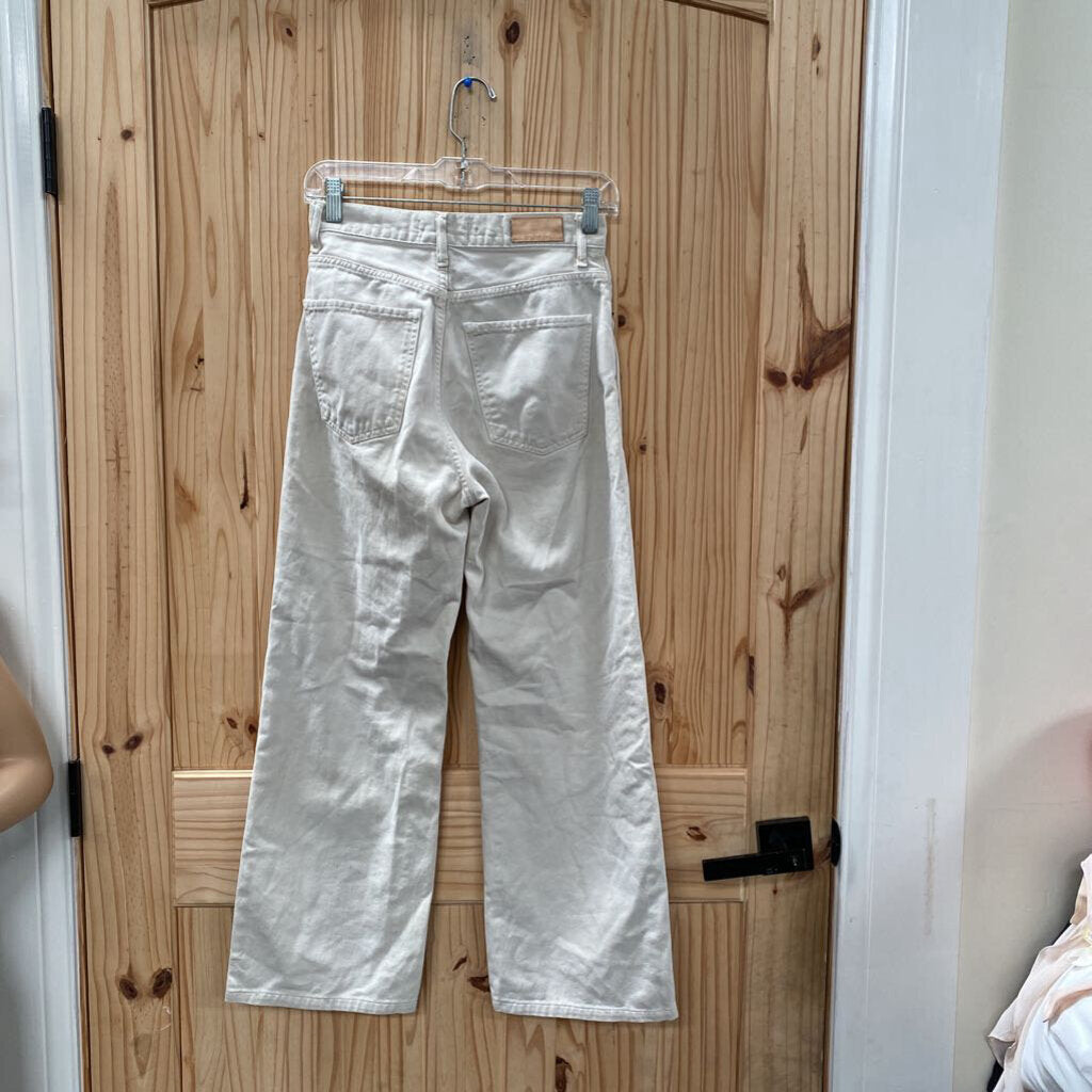 WOMENS MND IVORY DENIM JEANS 4