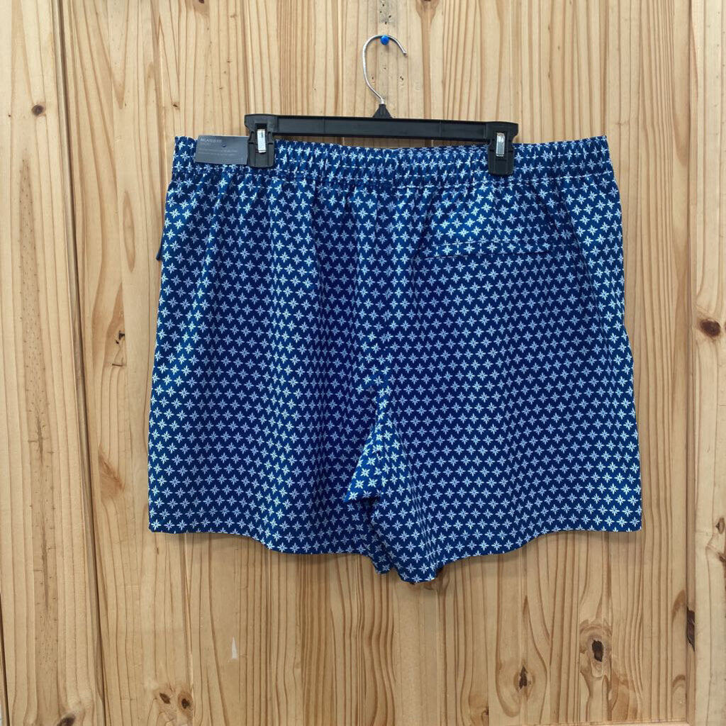 MENS VRST DK TEAL/WHITE SHORTS XL NWT