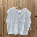 WOMENS WALTER HAGEN WHITE SWEATER VEST XXL NWT