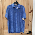 MENS UNDER ARMOUR BLUE POLO SHIRT L
