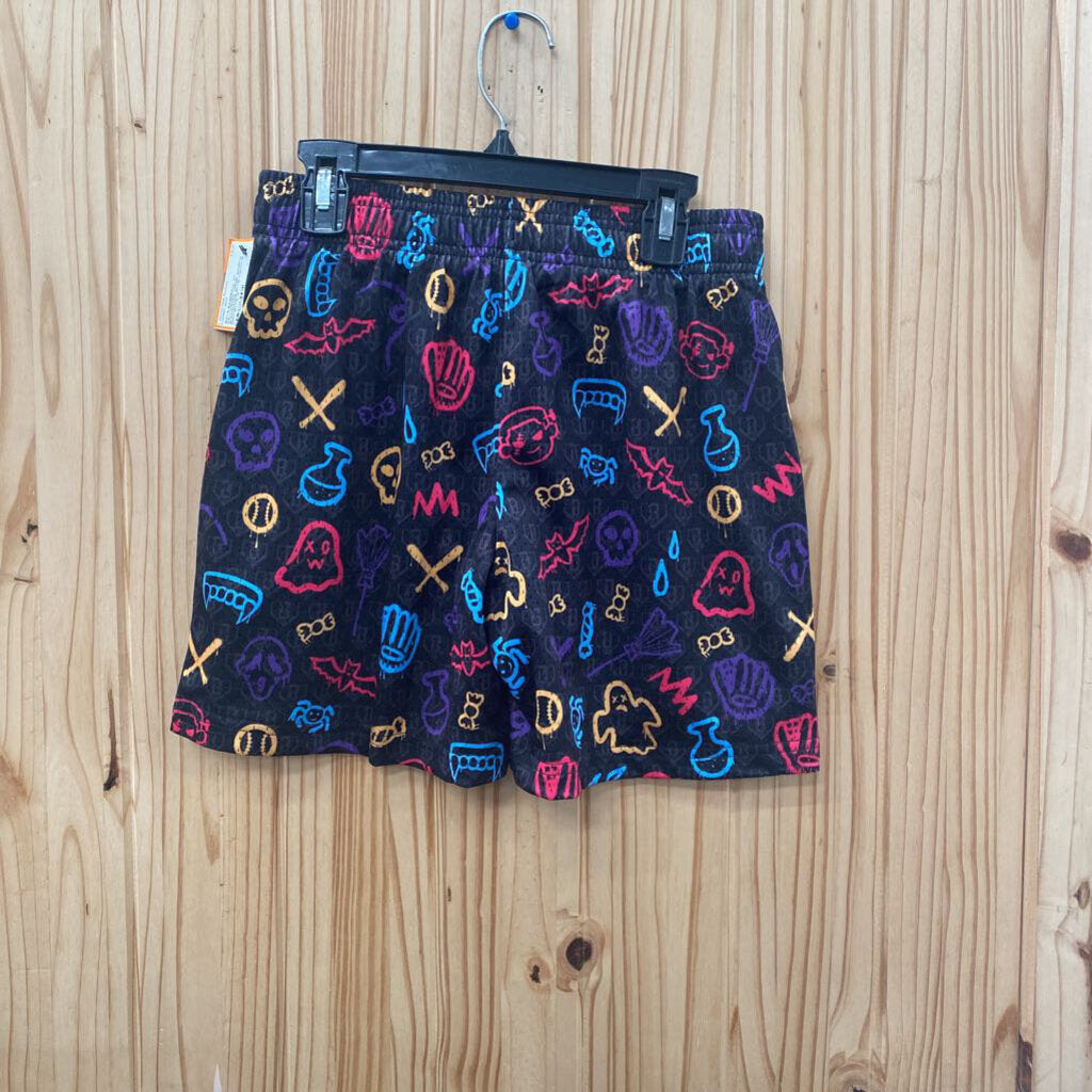 BOYS BASEBALL 101 HALLOWEEN THEME SHORTS YOUTH M MEDIUM