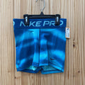 WOMENS NIKE PRO SHORTS TEAL/SKY BLUE XS NWT