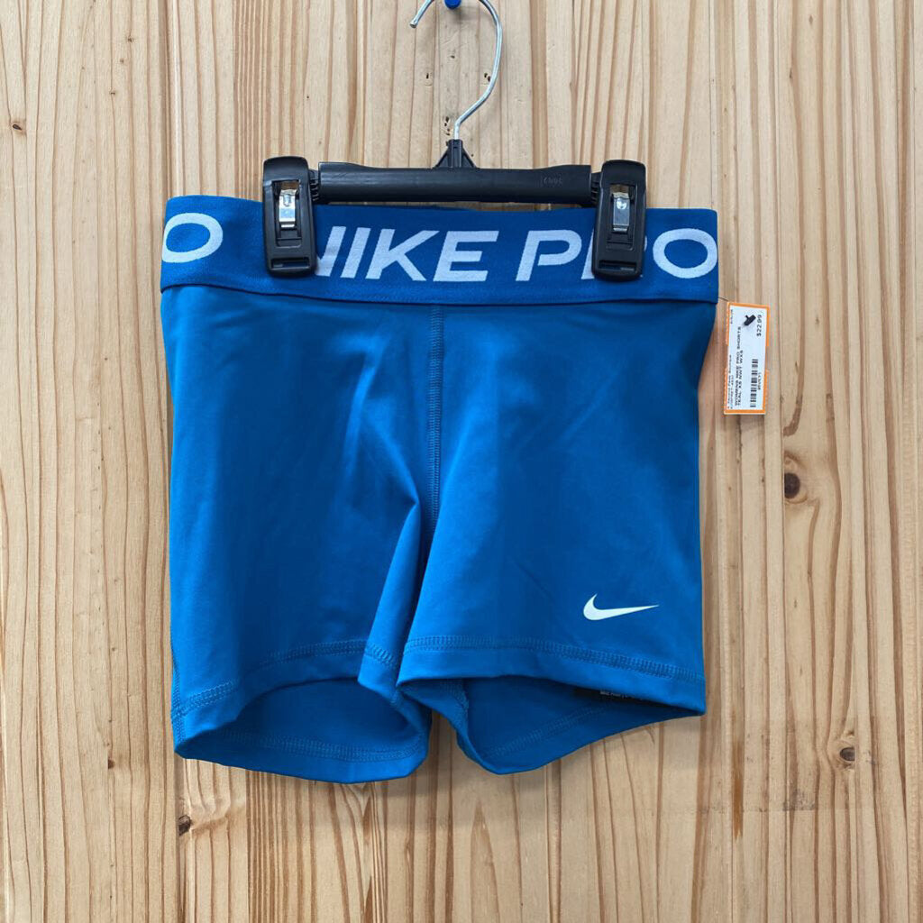 WOMENS NIKE PRO SHORTS TEAL XS NWT