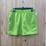 BOYS UNDER ARMOUR SHORTS LIME GREEN/WHITE YXL 14 NWT