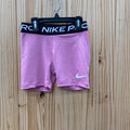 GIRLS NIKE PRO SHORTS PINK/WHITE/BLK L 6X NWT