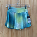 GIRLS NIKE SKORT LIME GREEN/WHITE/TEAL M 10/12 NWT
