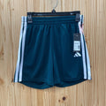 BOYS ADIDAS DK GREEN/WHITE SHORTS L 14/16 NWT