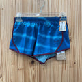 GIRLS NIKE SHORTS TEAL/PURPLE S 8 NWT