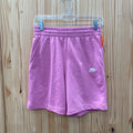 GIRLS NIKE SHORTS PINK WHITE L 12 NWT YOUTH LARGE