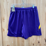 BOYS NIKE BASKETBALL SHORTS PURPLE/GOLDEN YELLOW XL 14 NWT
