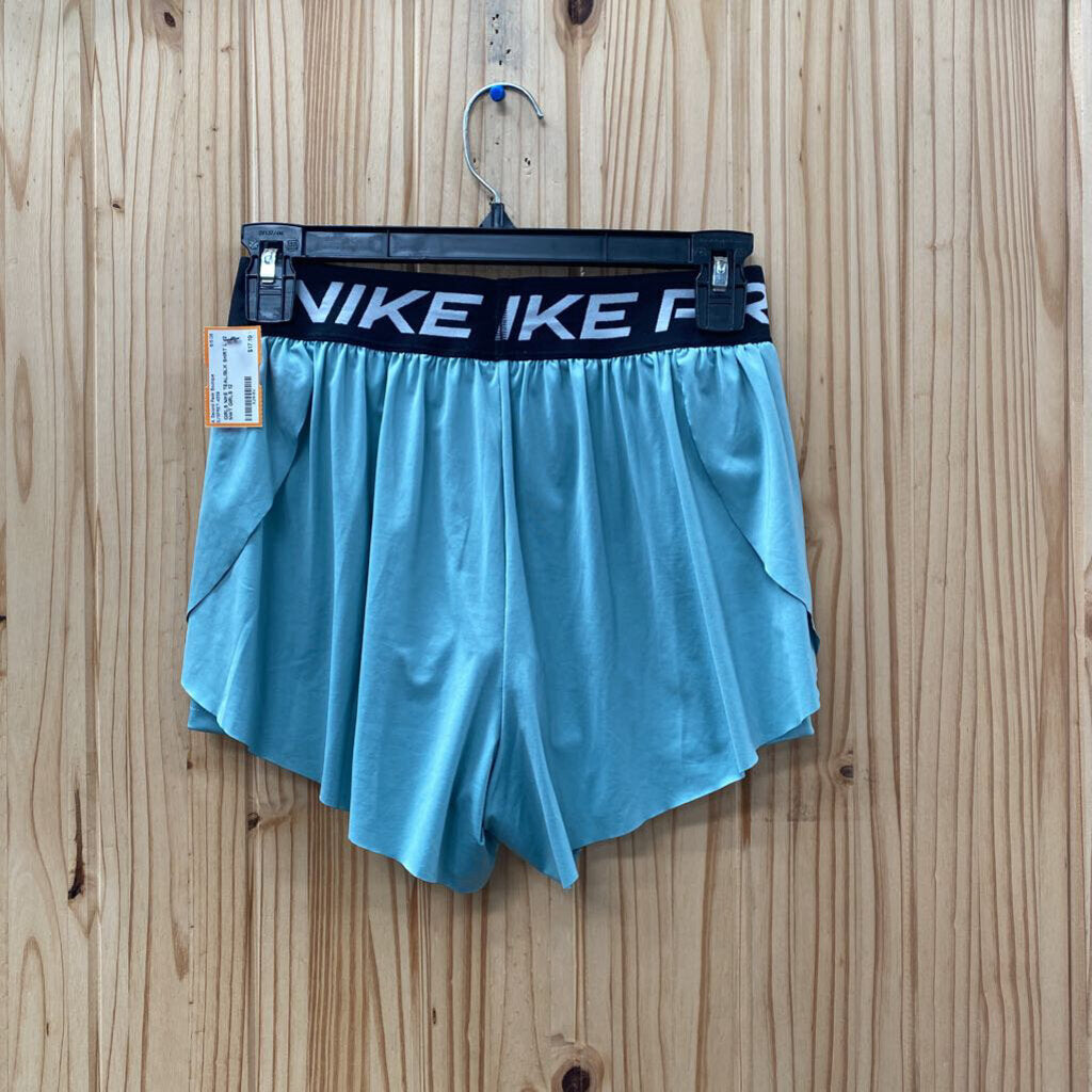 GIRLS NIKE TEAL/BLK SHIRT L 12 NWT
