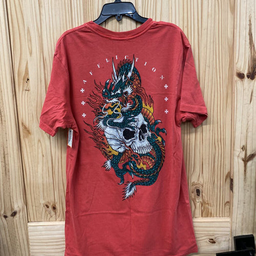 BLK LABEL AFFLICTION FLAME N FABLE MENS M SHIRT