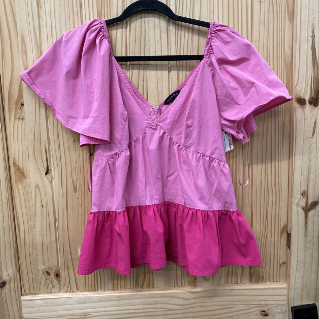 STRUT & BOLT L PINK TOP