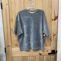 YOUNG LA WOMENS M GREY TOP