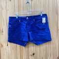 WOMENS AMERICAN EAGLE ROYAL BLUE SHORTS 10