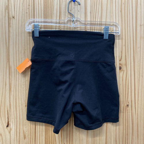 AERIE M BLK BIKER SHORTS