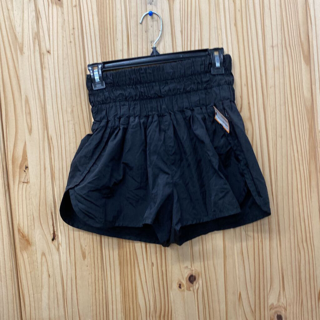 WOMENS FREE PEOPLE BLK SHORTS M