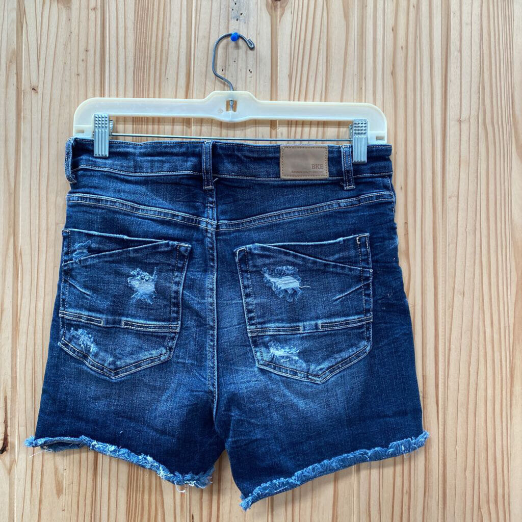 WOMENS BKE DENIM JEAN SHORTS 28