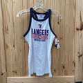 WOMENS T RANGERS TANK RED/WHITE/BLUE M NWT