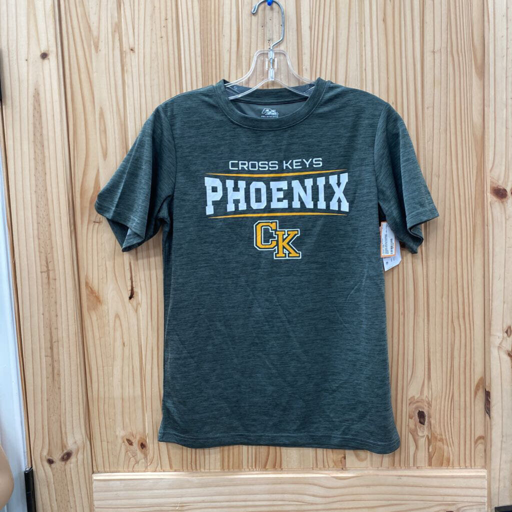 CROSS KEYS PHOENIX GREEN/WHITE/GOLDEN YELLOW L NWT