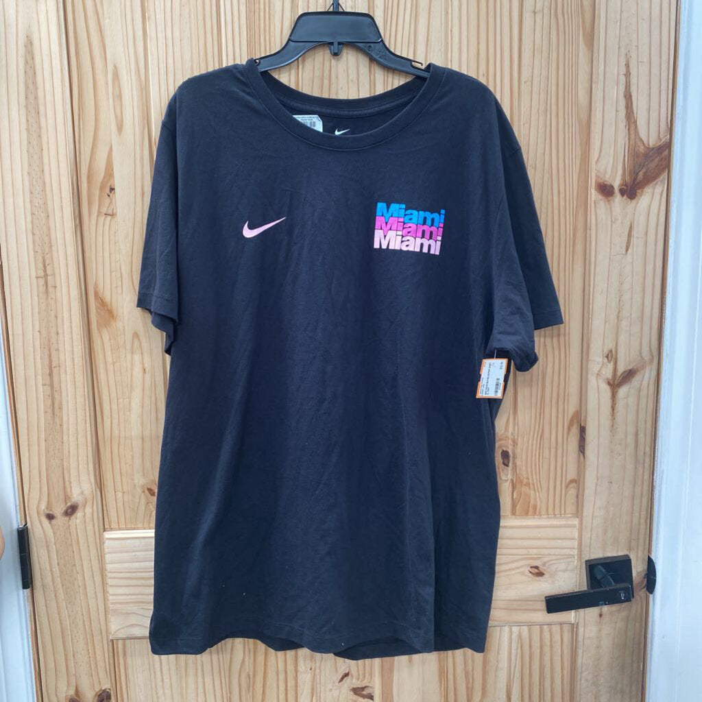NIKE MIAMI BLK/BLUE/PINK SHIRT XL NWT