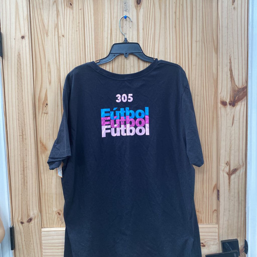 NIKE MIAMI BLK/BLUE/PINK SHIRT XL NWT
