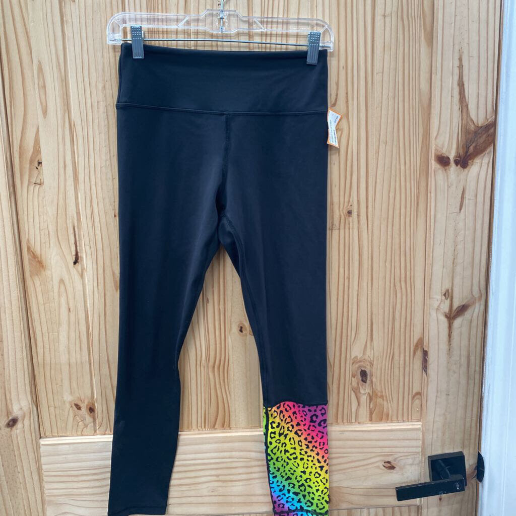 WOMENS ZYIA LEGGINGS BLK/MULTI COLOR 4