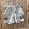 MENS SMOKE RISE BEIGE SHORTS S
