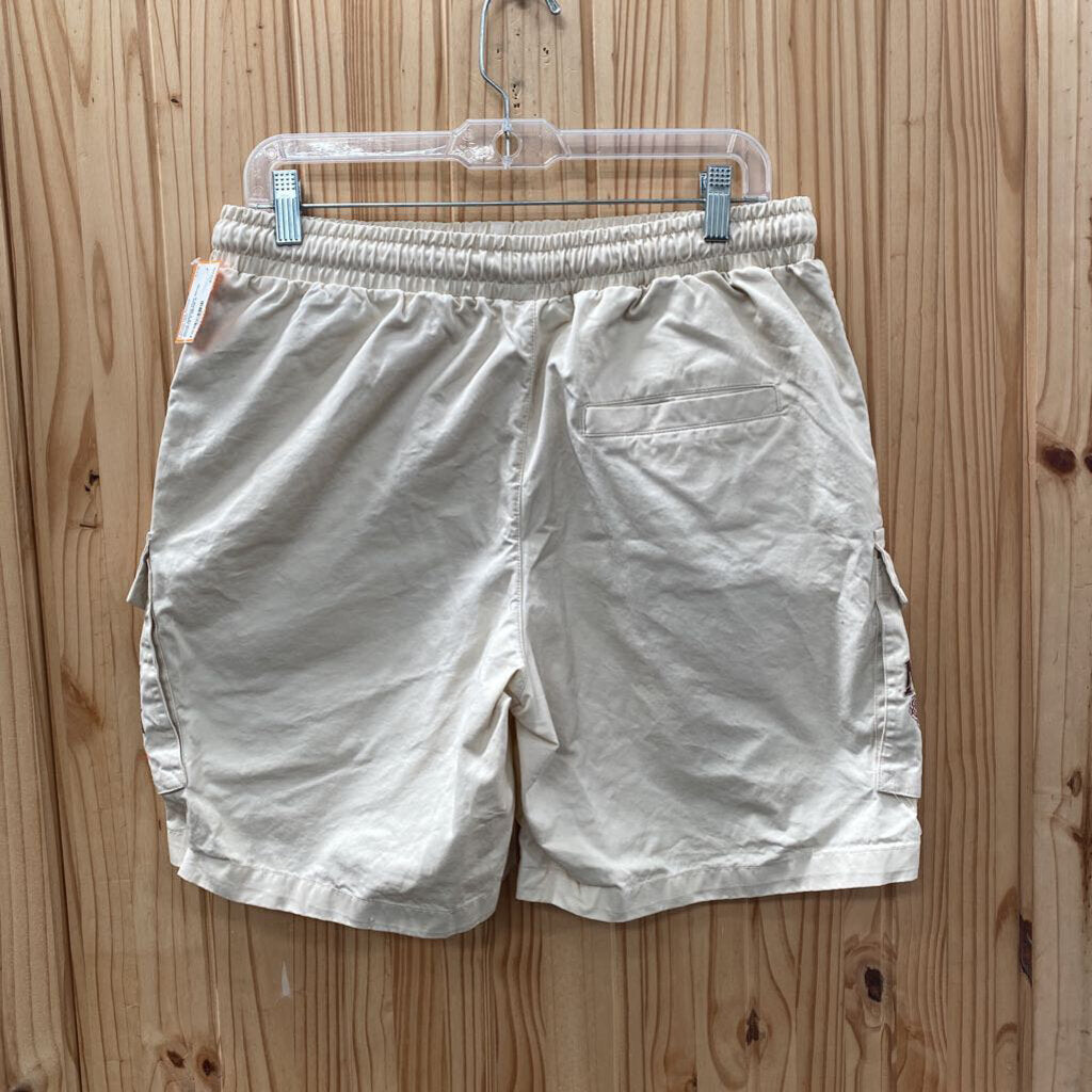 MENS SMOKE RISE BEIGE SHORTS S