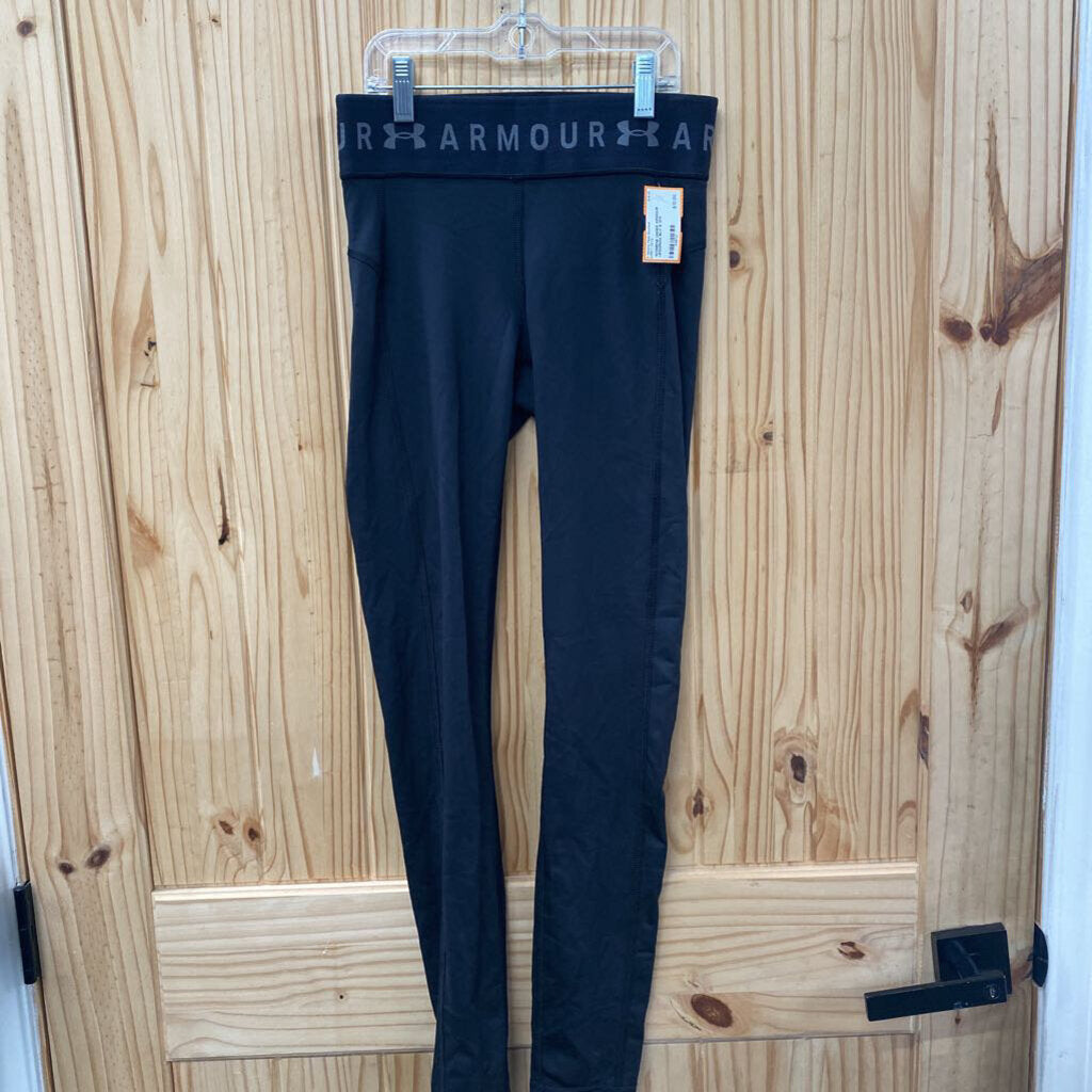 WOMENS UNDER ARMOUR LEGGINGS BLK S