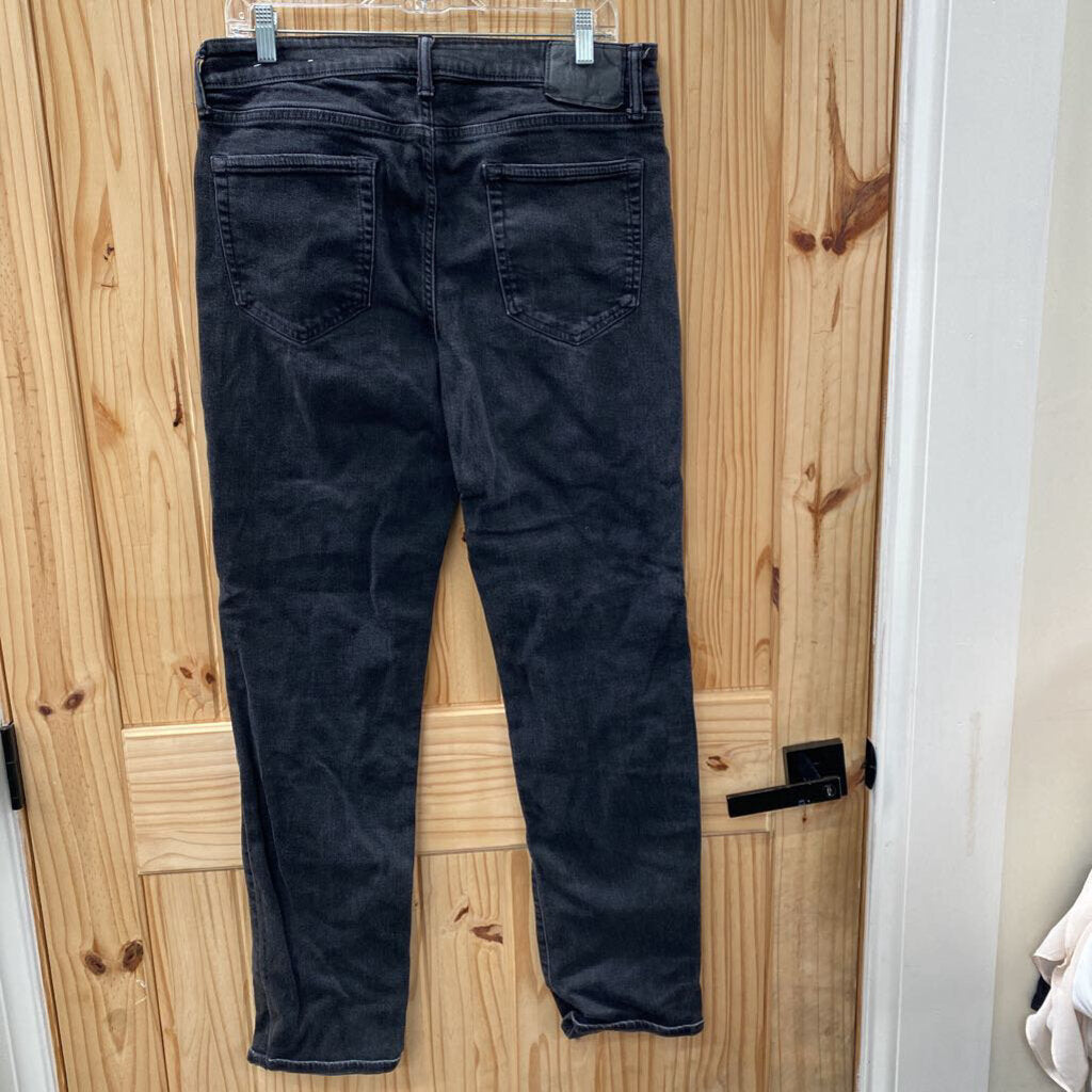 MENS AMERICAN EAGLE BLK DENIM JEANS 34X34