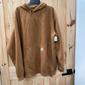 MENS CARHARTT RUST/BLK HOODIE XL