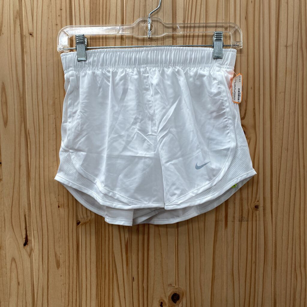 WOMENS NIKE SHORTS WHITE/GREY XS NWT