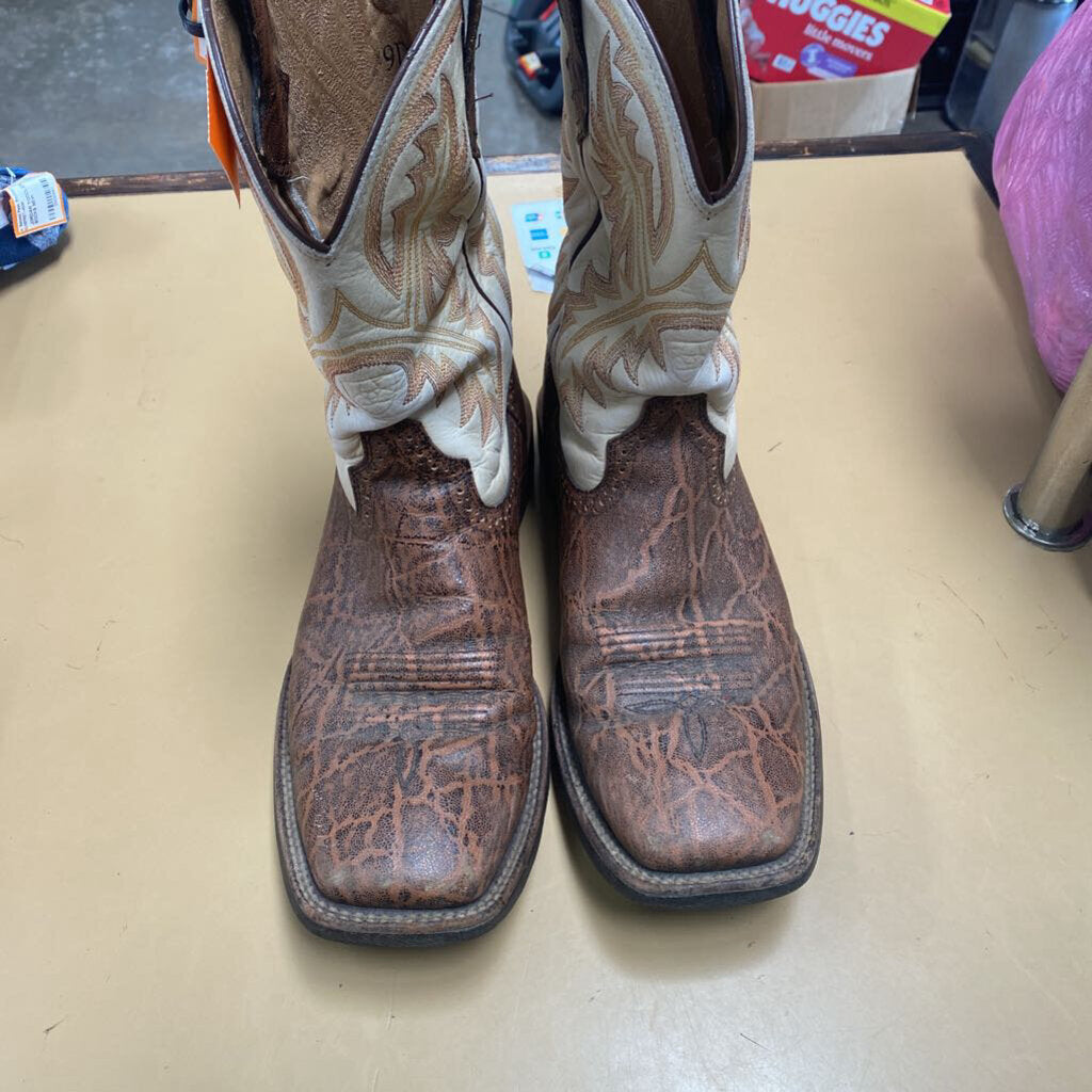 MENS ARIAT BOOTS TAN/BROWN 9
